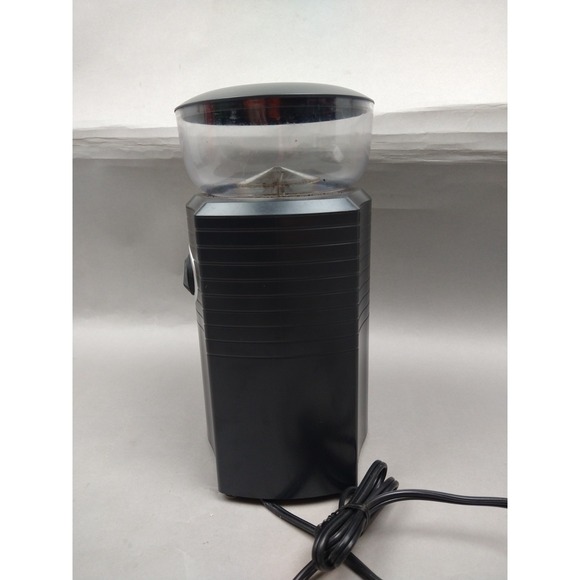 ESPRESSIONE PROFESSIONE CONICAL BURR COFFEE GRINDER BLACK/SiILVER MEC-5198 WORKS - Picture 4 of 10